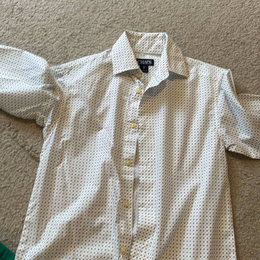 White button down